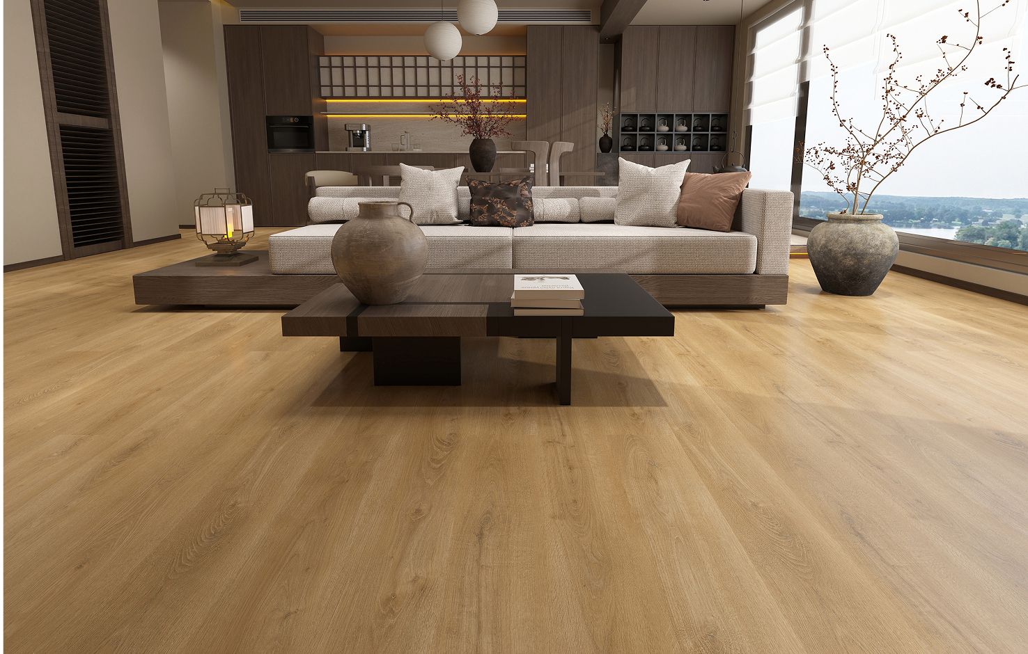 Interiér s podlahou Experto LVT 30